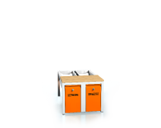 Předlavička s bukovými latěmi  - se zásuvkami na obuv 375 x 500 x 800